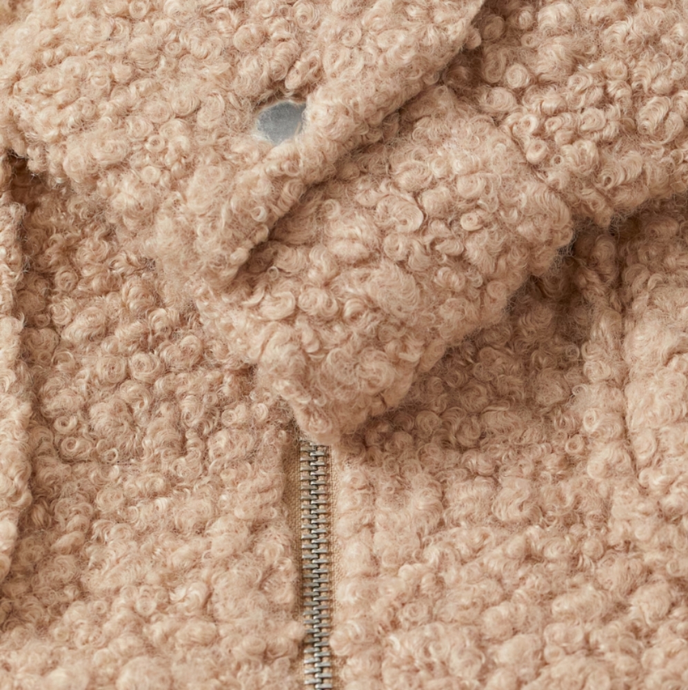 H&M Shearling Teddy Bear Jacket size M - Picture 2 of 6